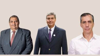 Gustavo Dantur, Sergio Lopez y Rodrigo Garcia, diputados electos del departamento de Metán.