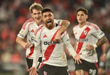 Paulo Díaz abrió con su gol el camino del triunfo.