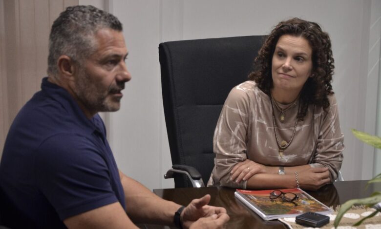 Gastón Galíndez y Cristina Fiore.
