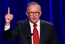 El primer ministro australiano, Anthony Albanese, fue reelegido para un segundo mandato tras la victoria de su partido, el Laborista. Foto: Infobae