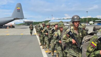 El despliegue militar busca garantizar la seguridad en la zona (Ministerio de Defensa)