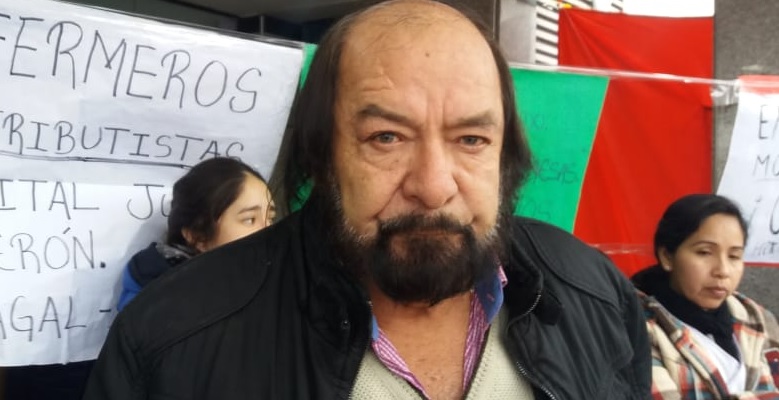 El dirigente gremial Fermín Hoyos, falleció esta madrugada a los 72 años. Foto: RR SS