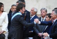 Javier Milei y Mauricio Macri (Prensa Senado)