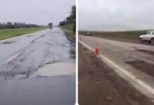 El estado de la Ruta Nacional 50.