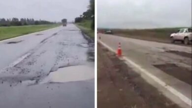 El estado de la Ruta Nacional 50.