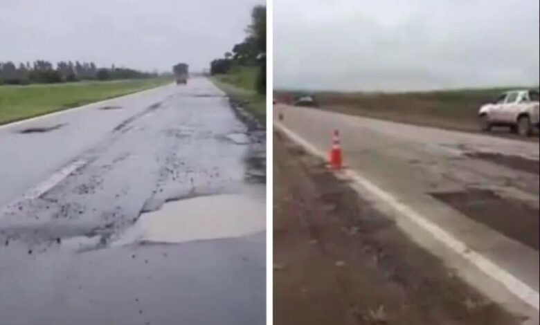 El estado de la Ruta Nacional 50.