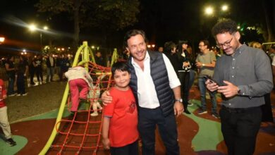 El gobernador Gustavo Sáenz, junto al intendente de la ciudad, Emiliano Durand supervisaron el cierre de obras. Foto: Gobierno de Salta