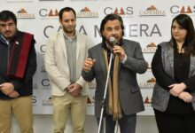 El gobernador, Gustavo Sáenz, en el Día de los Proveedores Mineros.