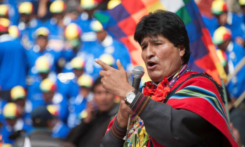 Rechazaron la candidatura de Evo Morales por falta de personería jurídica