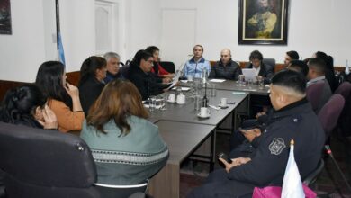El encuentro de los referentes políticos.