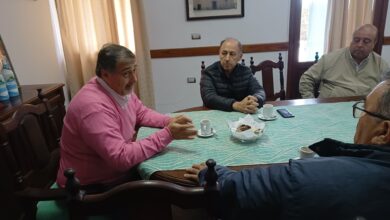 Funcionarios municipales junto con representantes de Belgrano Cargas y Logística S.A.Foto: Municipalidad de Metán