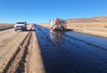 Trabajo en la Ruta 27 realizado en 2024.