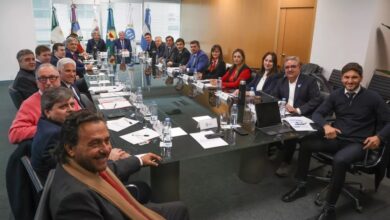 Los gobernadores reunidos.