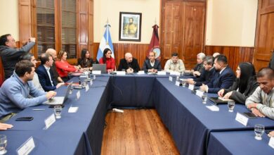 El encuentro en el Senado.
