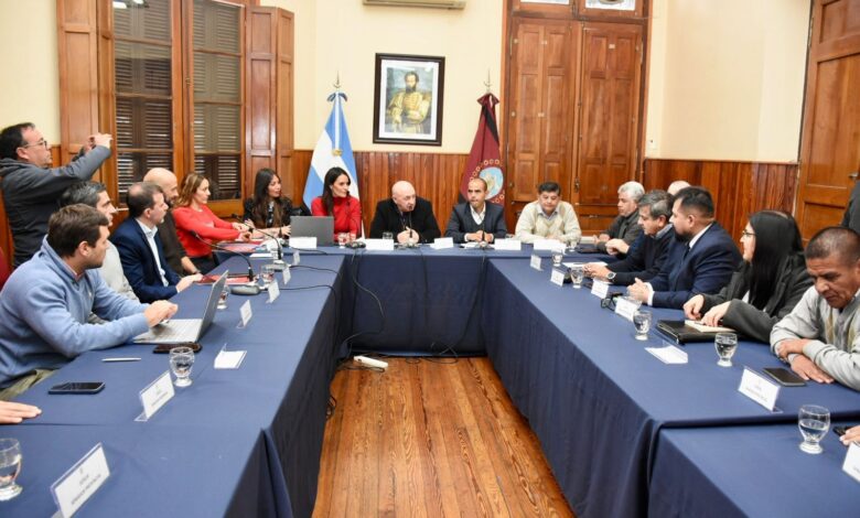 El encuentro en el Senado.