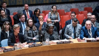 Por tercera vez E.E.U.U vota en contra al alto el fuego en Gaza