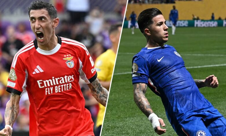 Di María y Enzo Fernández, frente a frente en el Mundial de Clubes Línea de tiempo. Foto: Infobae