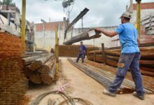 Se dispararon un 74 % las importaciones de insumos para la construcción