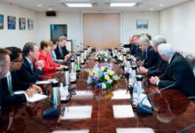 Funcionarios del equipo económico mantuvieron reuniones con el staff técnico del organismo en Buenos Aires. Foto: Infobae