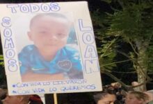 Marcha por Loan. Foto: Perfil
