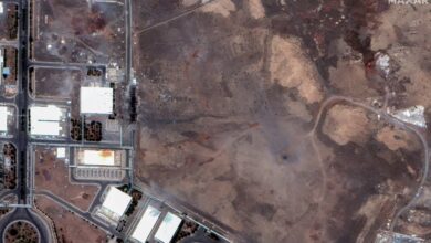 Imagen satelital que muestra a Natanz tras los ataques de EEUU (Maxar Technologies/Handout via REUTERS)