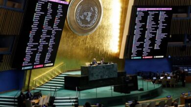 Imagen de archivo de una votación de la Asamblea General de la ONU (REUTERS/Shannon Stapleton)