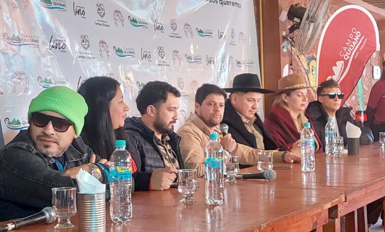 Presentación oficial del Festival con Lino Yonar y Christian Herrera.