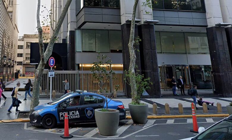 La sede de la Embajada de Israel en Argentina