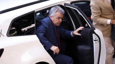 Santos Cerdán llegando al Tribunal Supremo (REUTERS/Juan Medina)