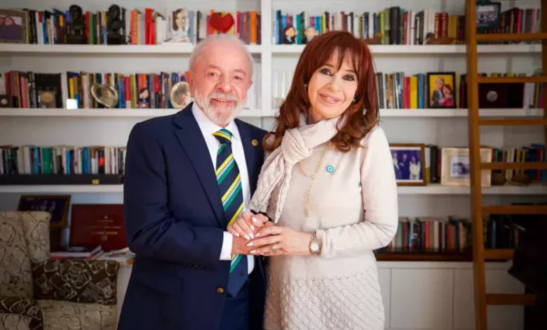 Lula visitó a Cristina Kirchner en su domicilio en Constitución