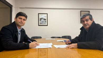 Firma del convenio.