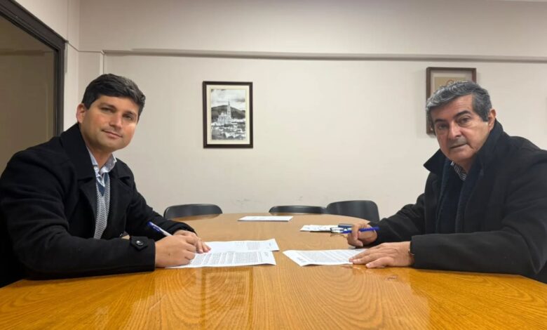 Firma del convenio.