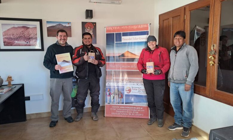 Primeros turistas de Tolar Grande.
