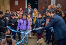 La inauguración de la obra.