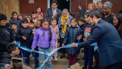 La inauguración de la obra.