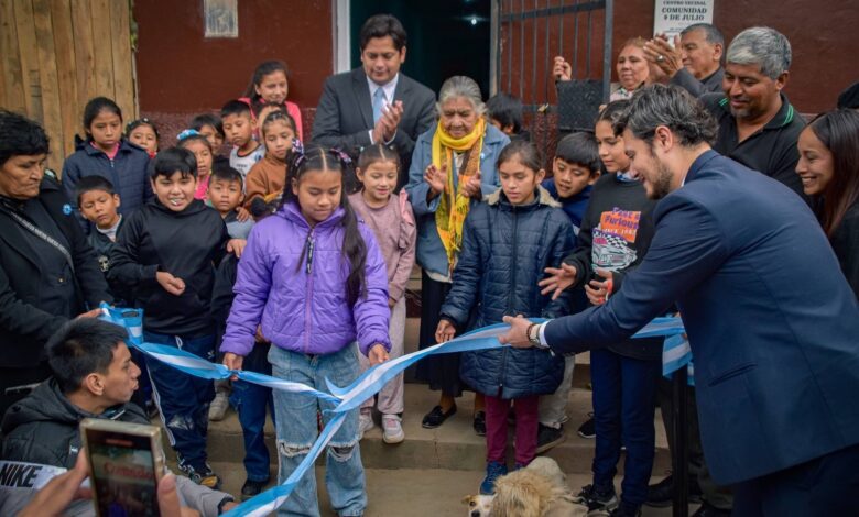 La inauguración de la obra.