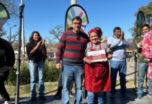 Los jurados eligieron a Mercedes Vargas como la ganadora del concurso. Foto: Municipalidad de San Lorenzo