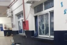 Robo y destrozos en la Escuela Técnica de Vespucio. Foto: RR SS