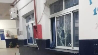 Robo y destrozos en la Escuela Técnica de Vespucio. Foto: RR SS
