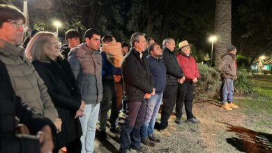 El encuentro se realizó en la plaza San Martín y contó con la presencia del intendente José María Issa, el senador Sergio Leavy y el diputado Gustavo Dantur. Foto: Municipalidad de Metan