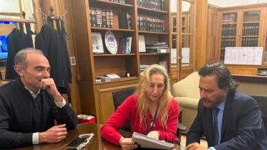Karina Milei y el gobernador Sáenz.