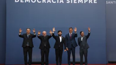 Boric, Lula, Petro, Sánchez y Orsi acordaron estrategias para frenar barreras comerciales