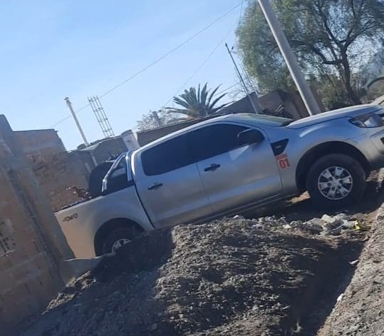 Una de las camionetas oficiales.