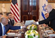 Netanyahu propone a Trump para el Nobel de la Paz en plena cena en la Casa Blanca