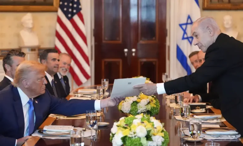 Netanyahu propone a Trump para el Nobel de la Paz en plena cena en la Casa Blanca