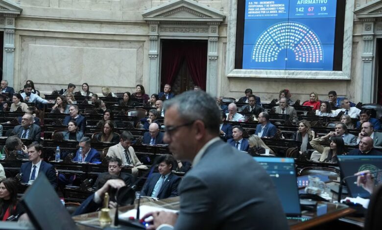 Cámara de Diputados. Foto: Infobae