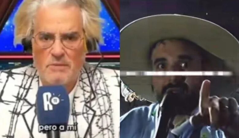 Lázaro Caballero detuvo su show para responder a las polémicas declaraciones de Roberto Pettinato. Foto: RR SS
