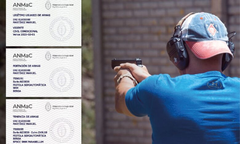 Nueva etapa digital para obtener la credencial de legítimo usuario de armas