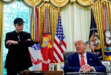 El presidente de Estados Unidos, Donald Trump, y Elon Musk en una rueda de prensa en la Casa Blanca (REUTERS/Nathan Howard/Archivo)