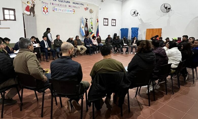 Reunión interinstitucional en Morillo.